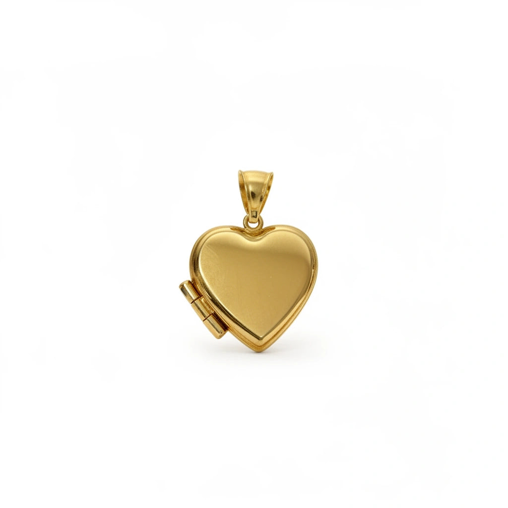 Relicario de corazon para personalizar 14k