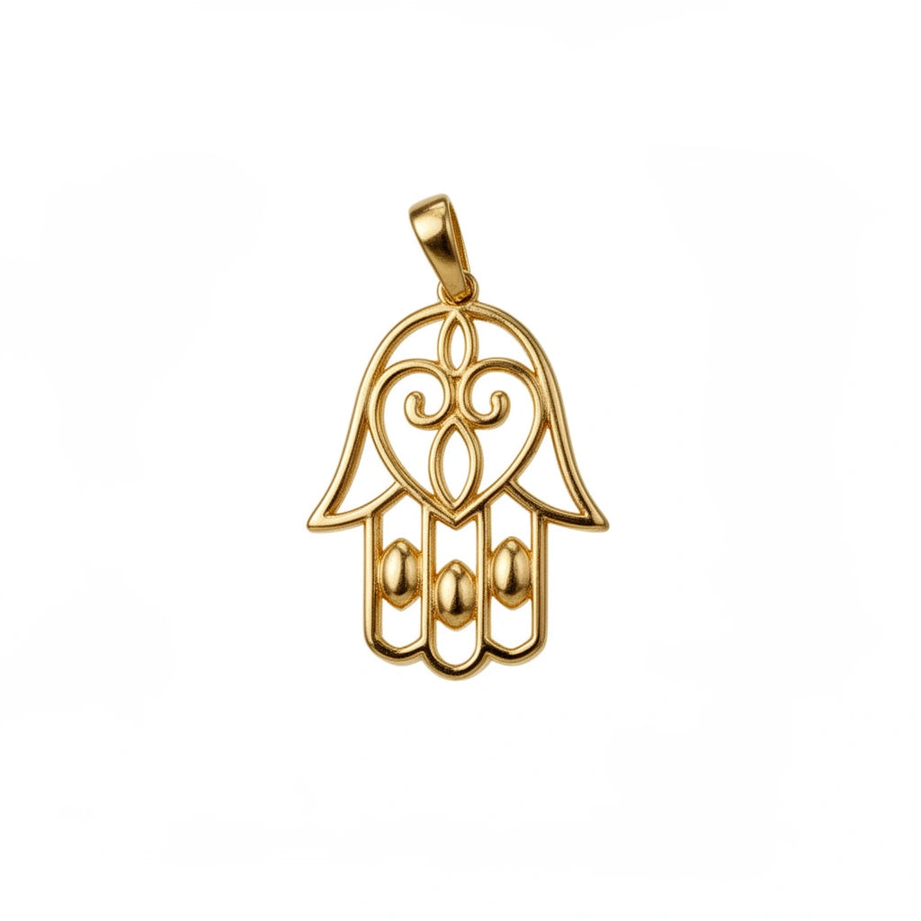 Dije de mano de Fátima 14k