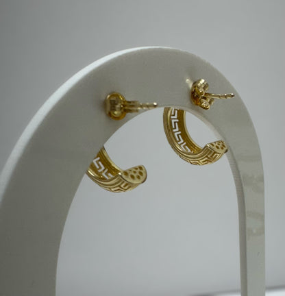 Aretes -argollas 14k