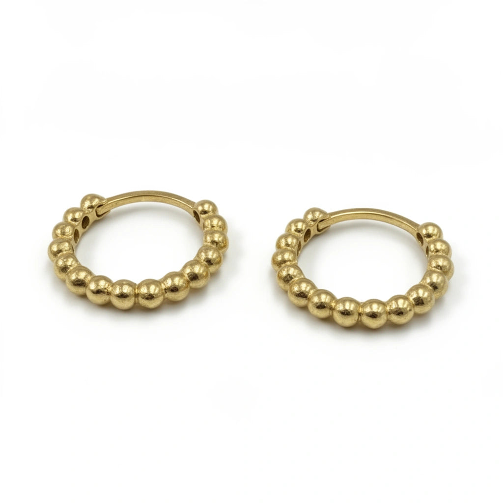 Argollas pequeñas 10k