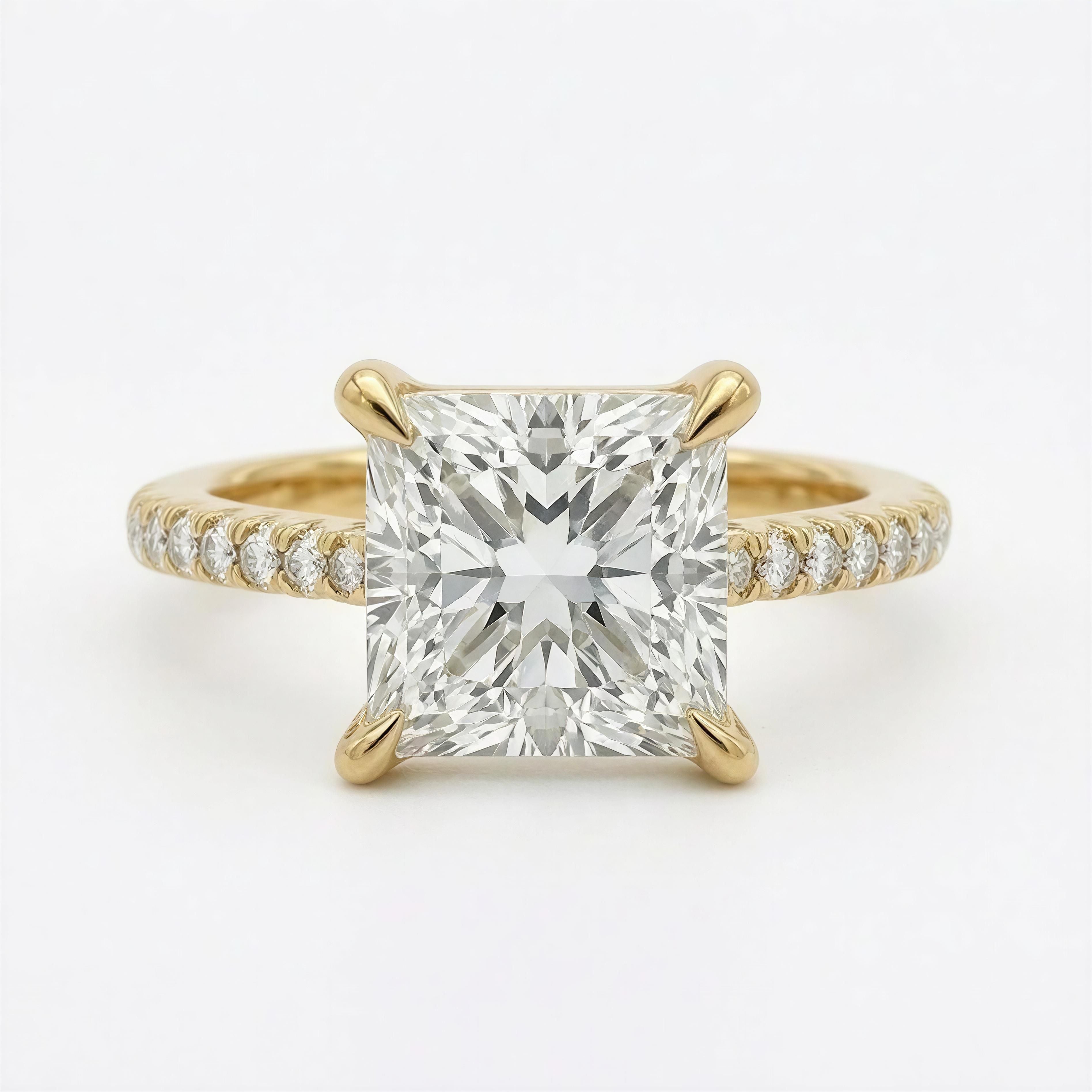 Anillo mujer 14k con Diamante