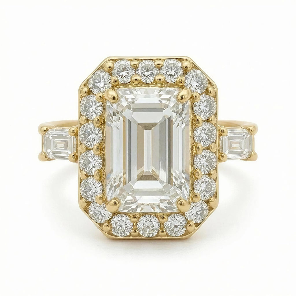 Anillo Mujer 14k con Diamante