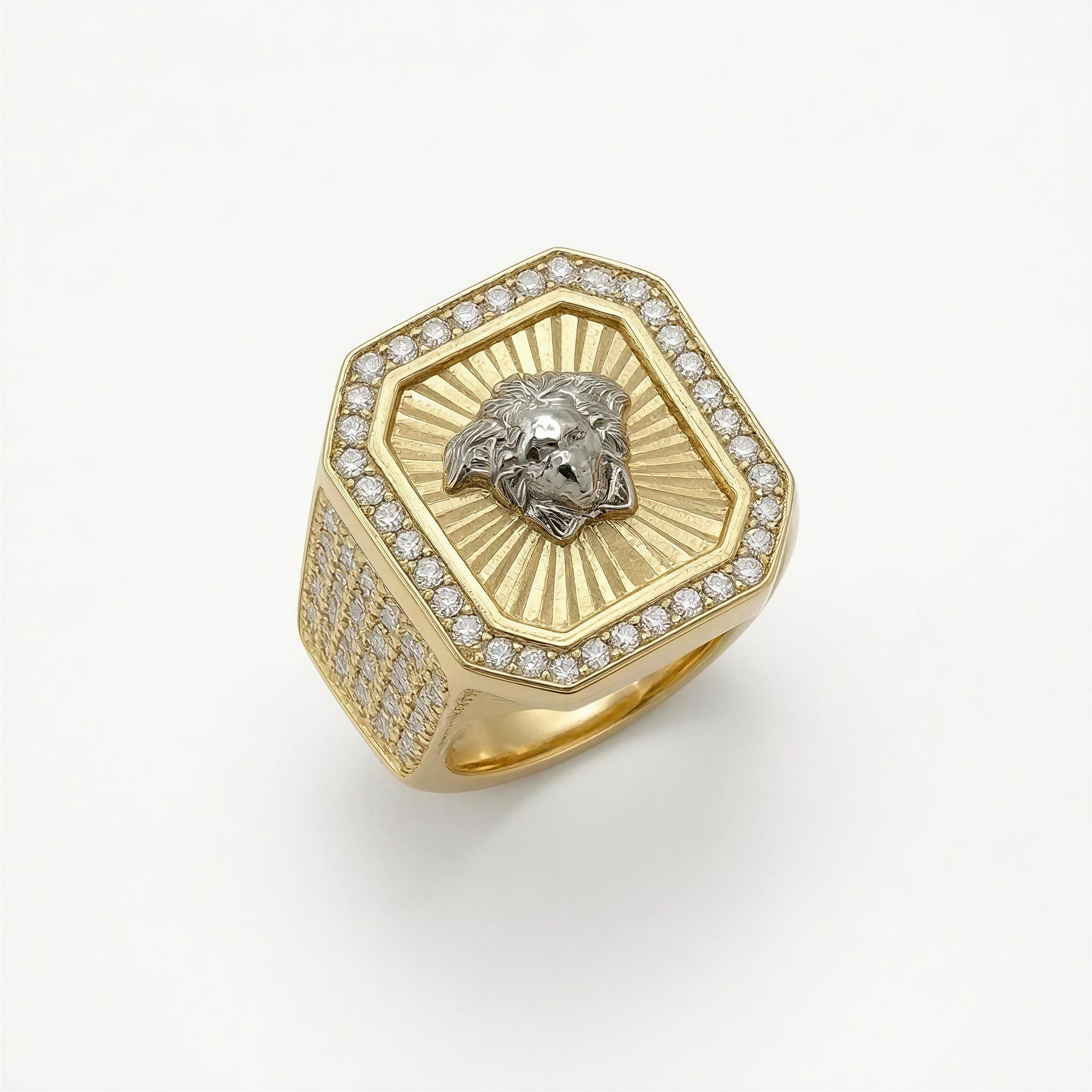 Anillo De Hombre 14k
