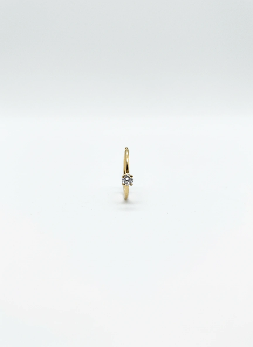 Nose piercing 14k