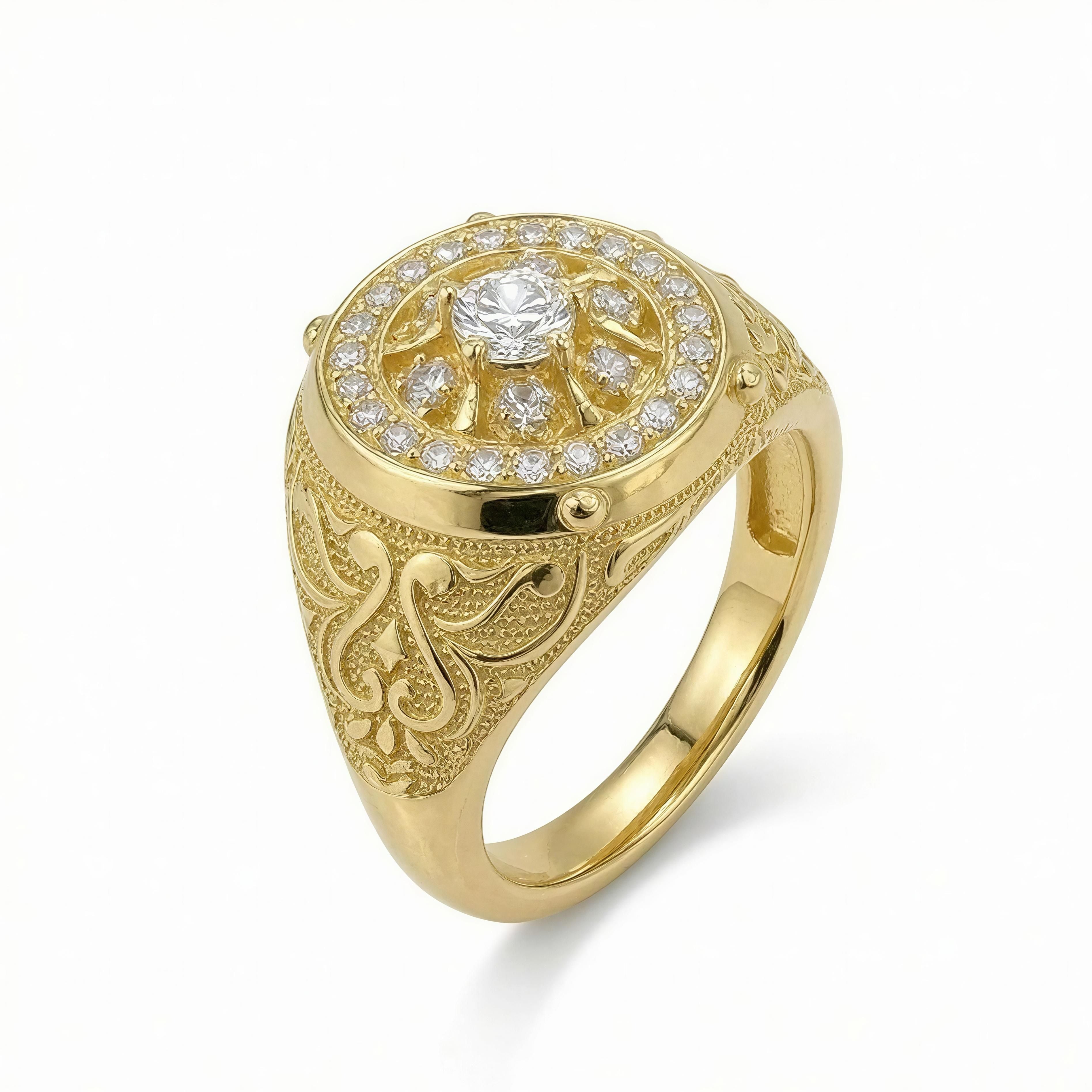 Anillo de hombre 10k