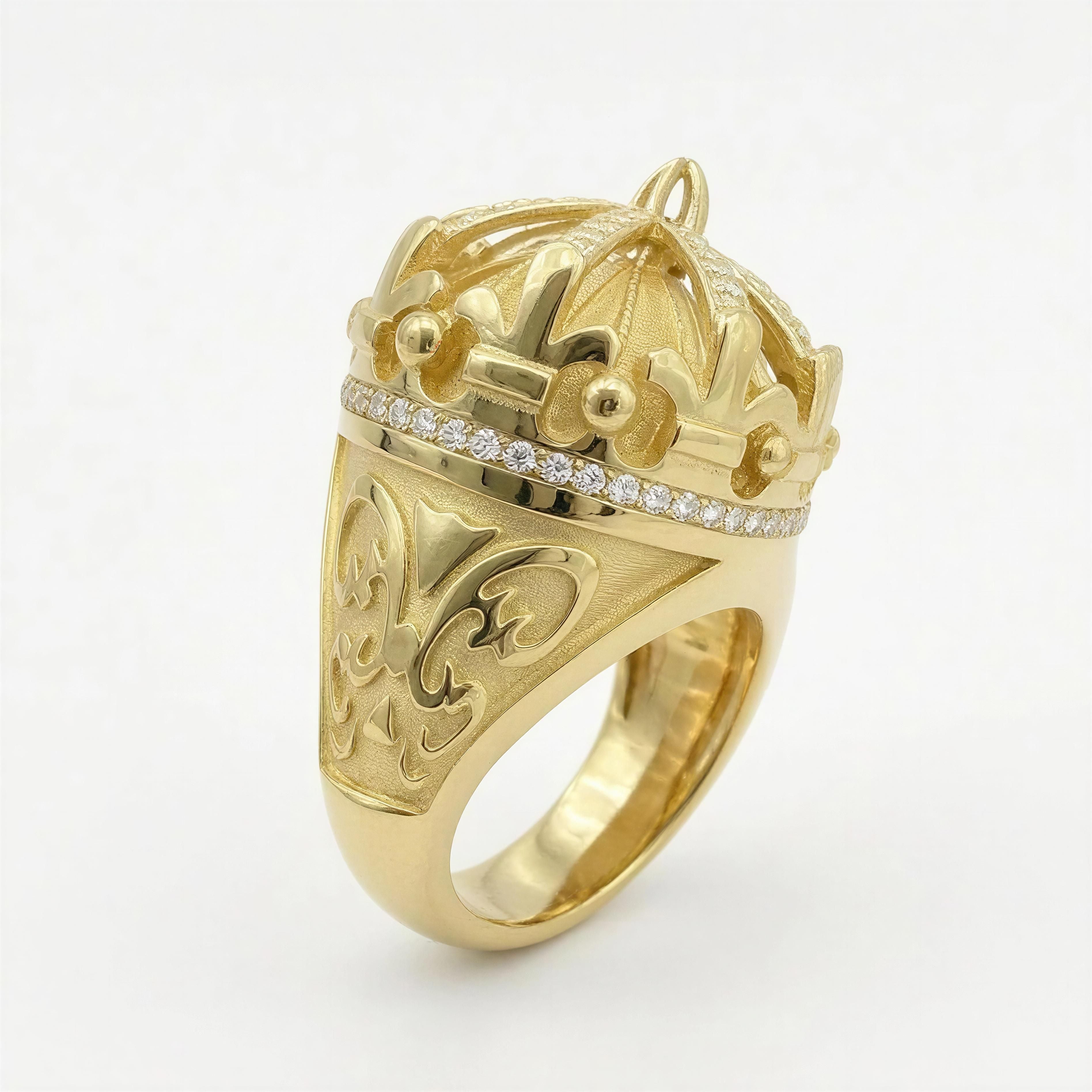 Anillo de hombre 10k