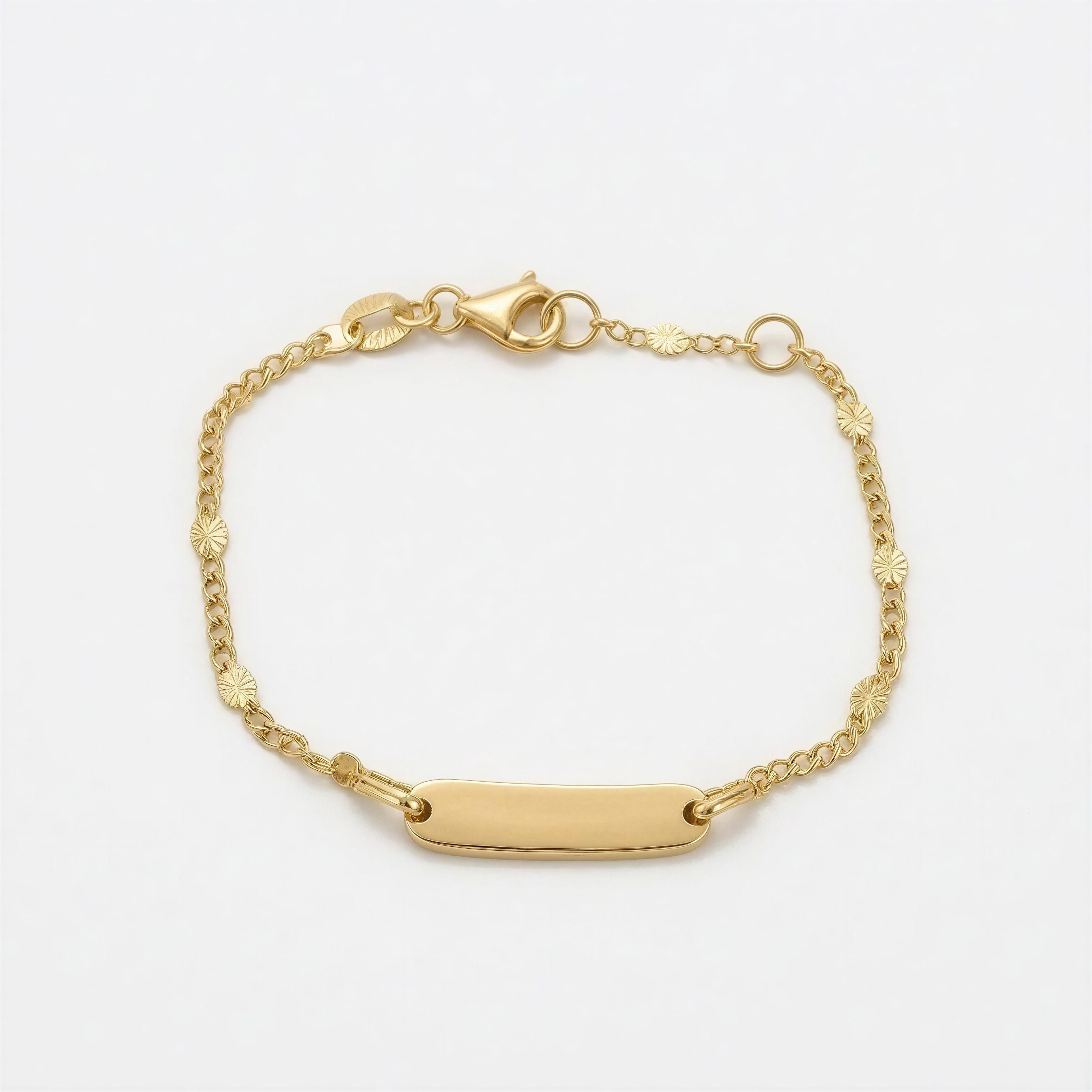 Pulsera niña 14k