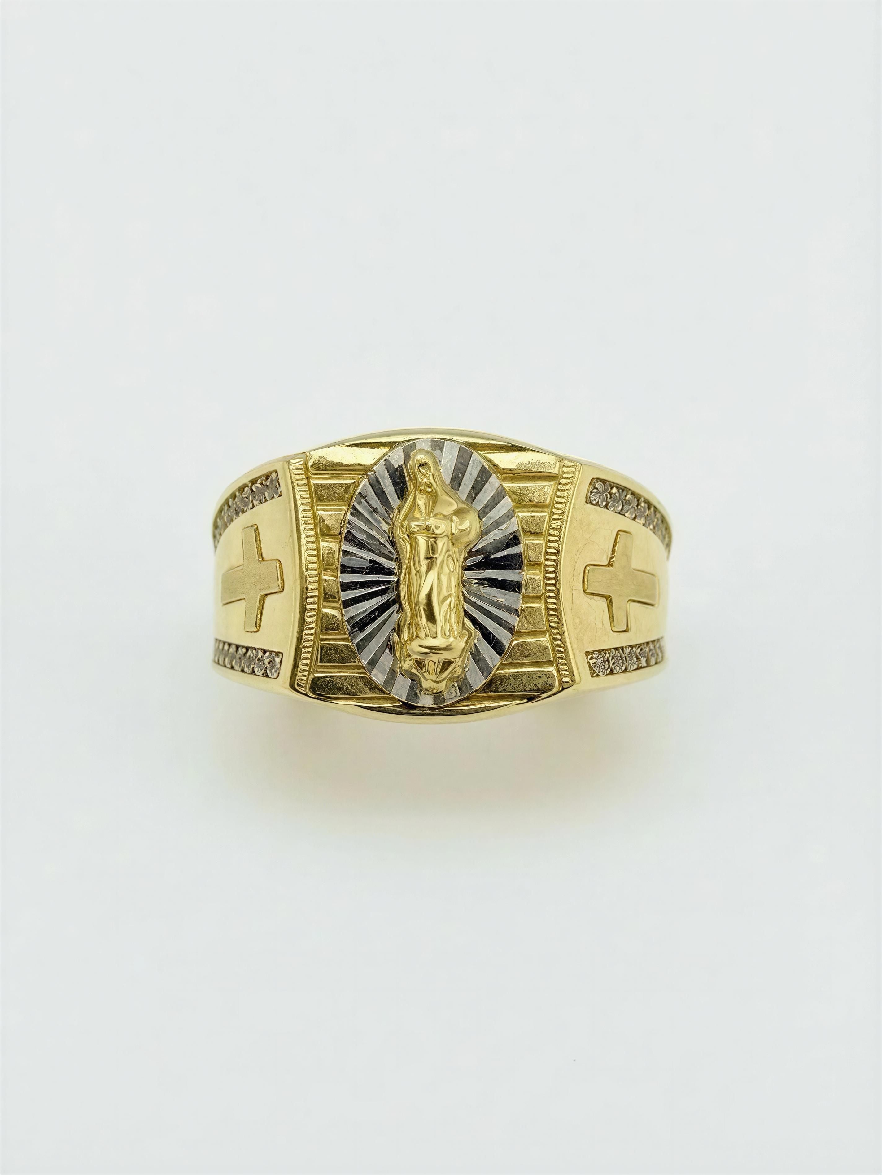 Anillo hombre Jesucristo 10k