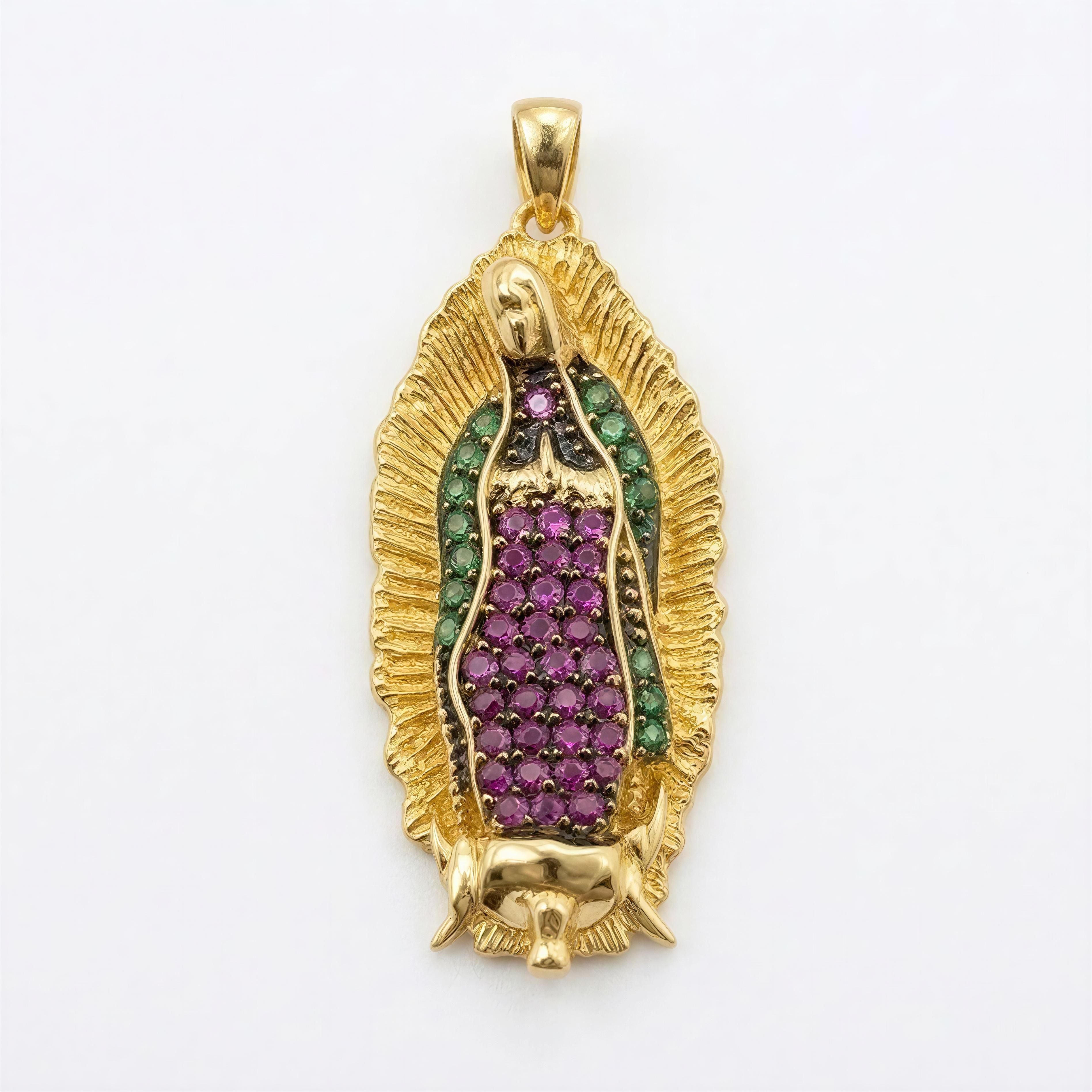 Dije Virgen de Guadalupe 10k