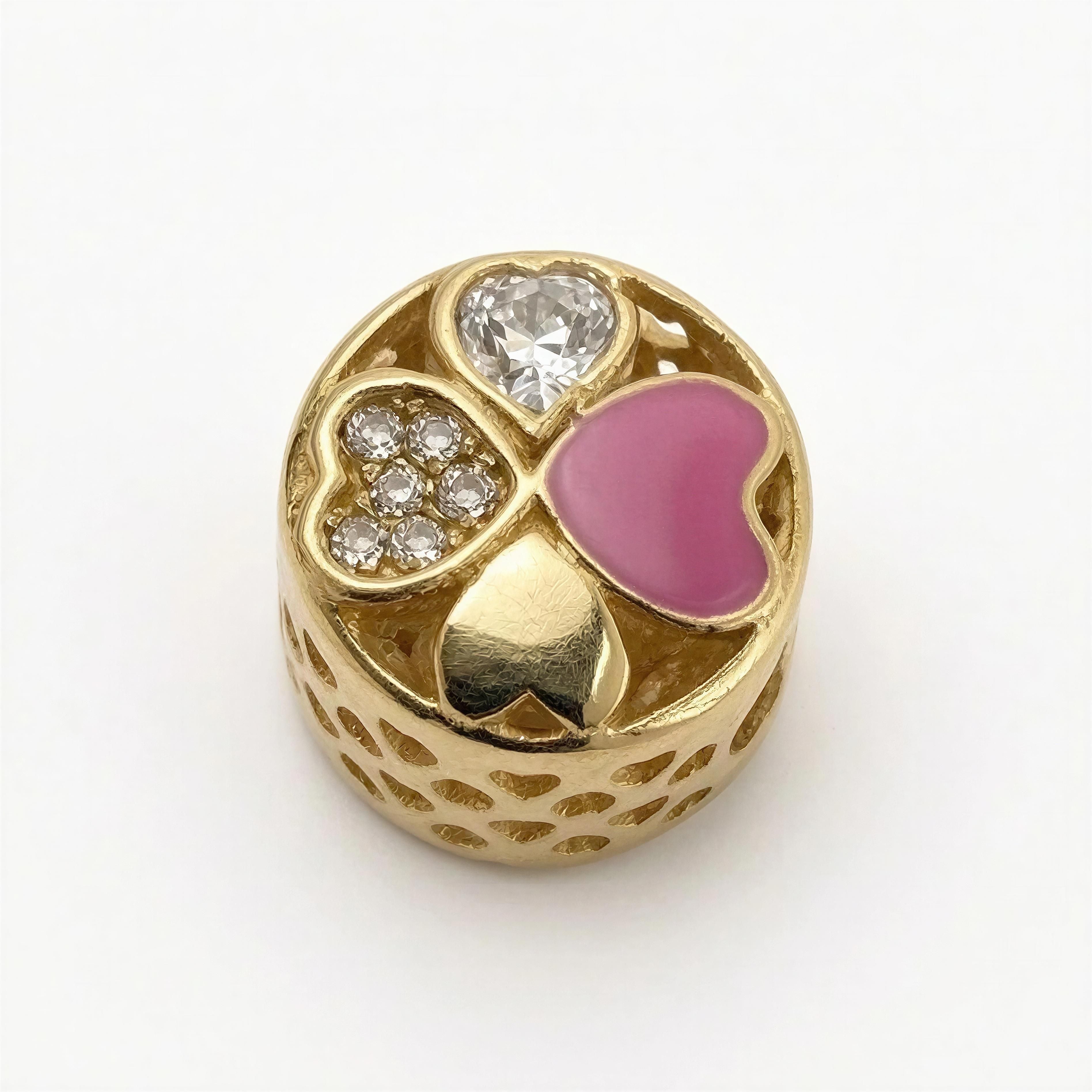 Charm Corazon 10k