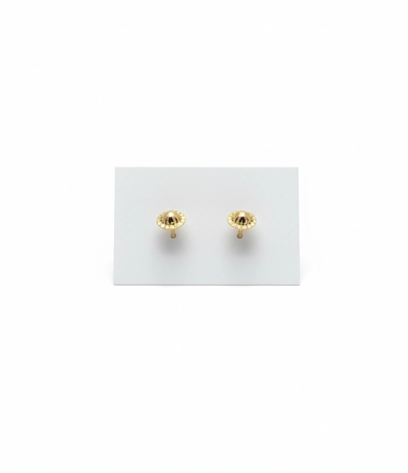 Aretes flor 14k -rosado