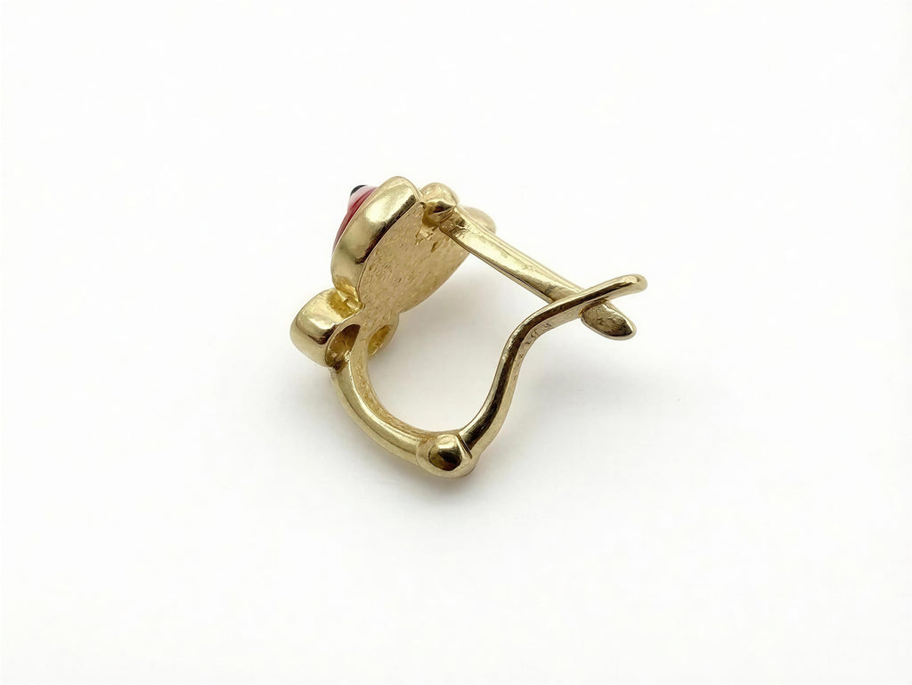 Aretes de mariposa 14k