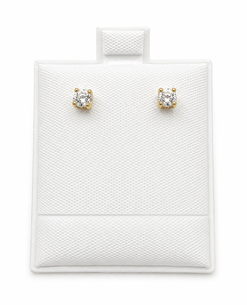 Aretes de piedra 14k