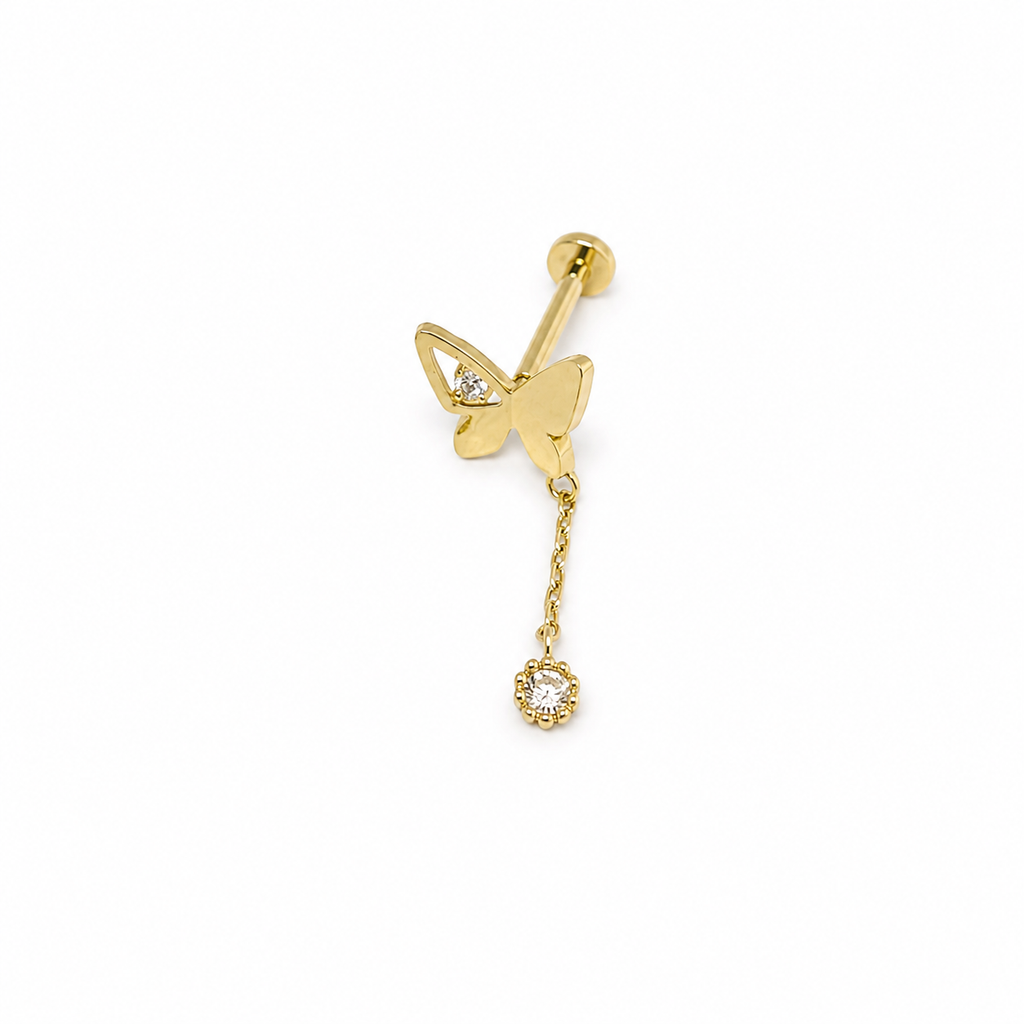 Piercing cartílago 14k