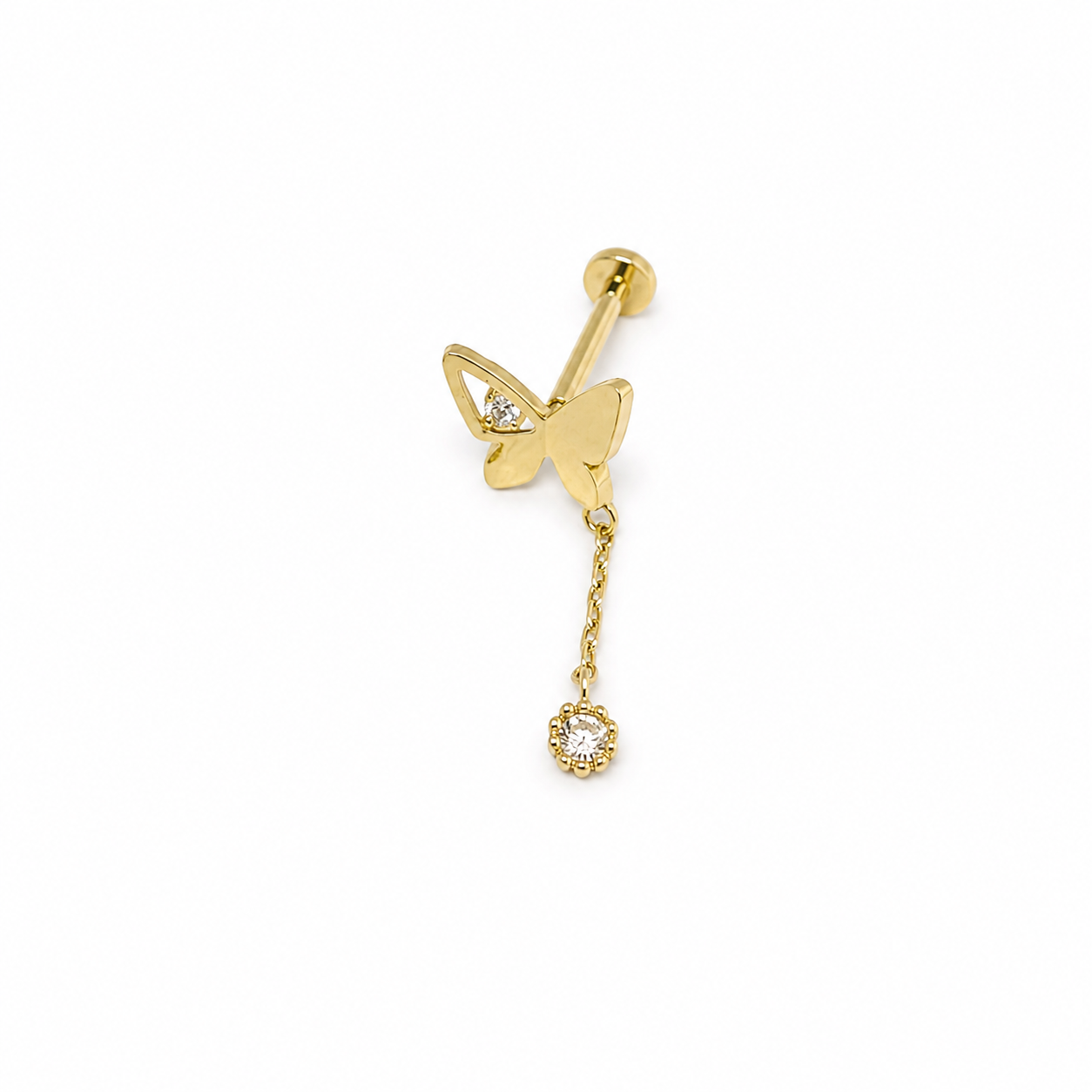 Piercing cartílago 14k