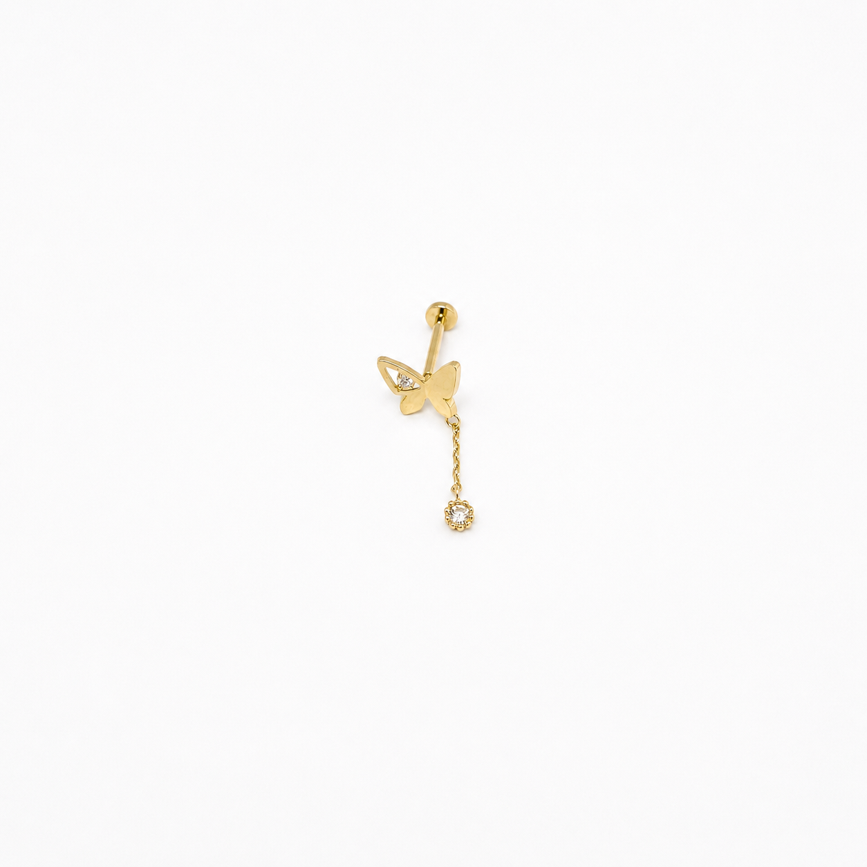 Piercing cartílago 14k