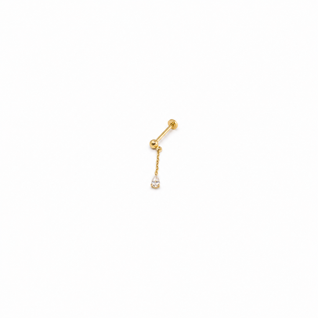 Piercing cartílago 14k