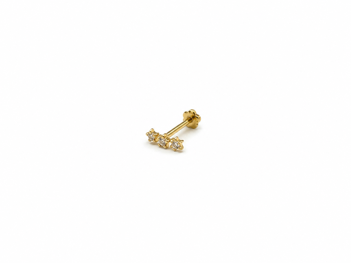 Piercing cartílago 14k