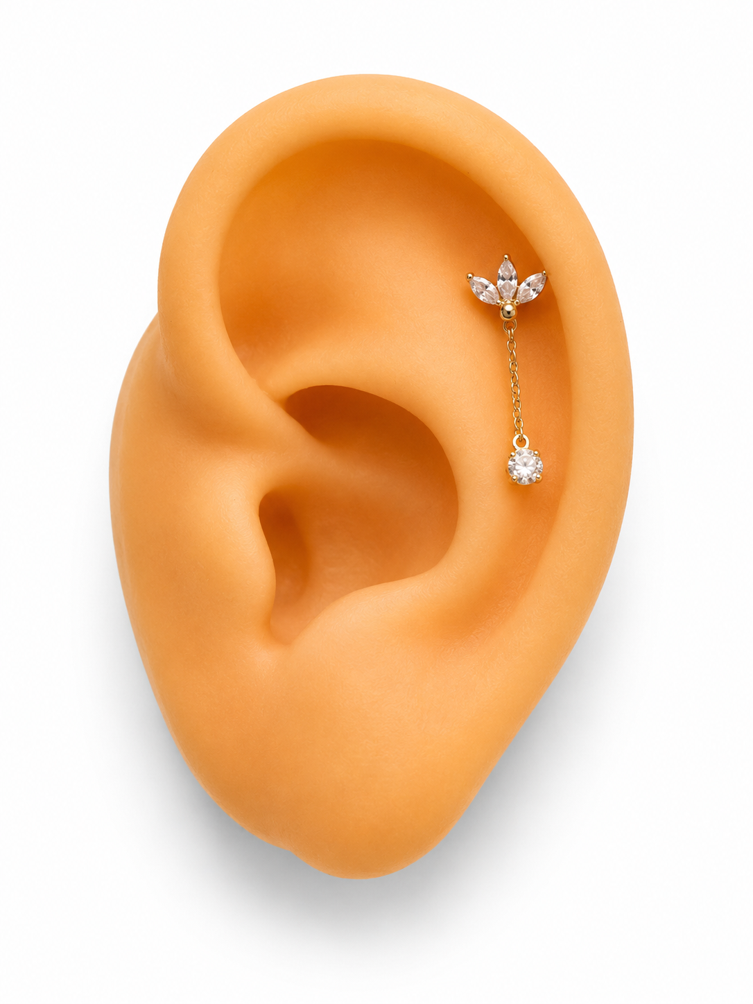 Piercing cartílago 14k