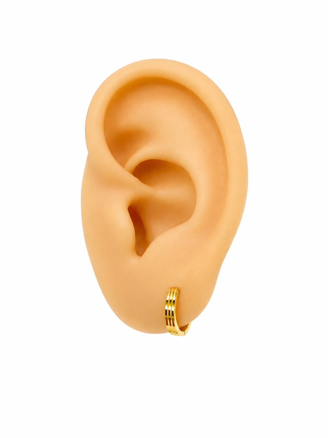 Argollas pequeñas 18k
