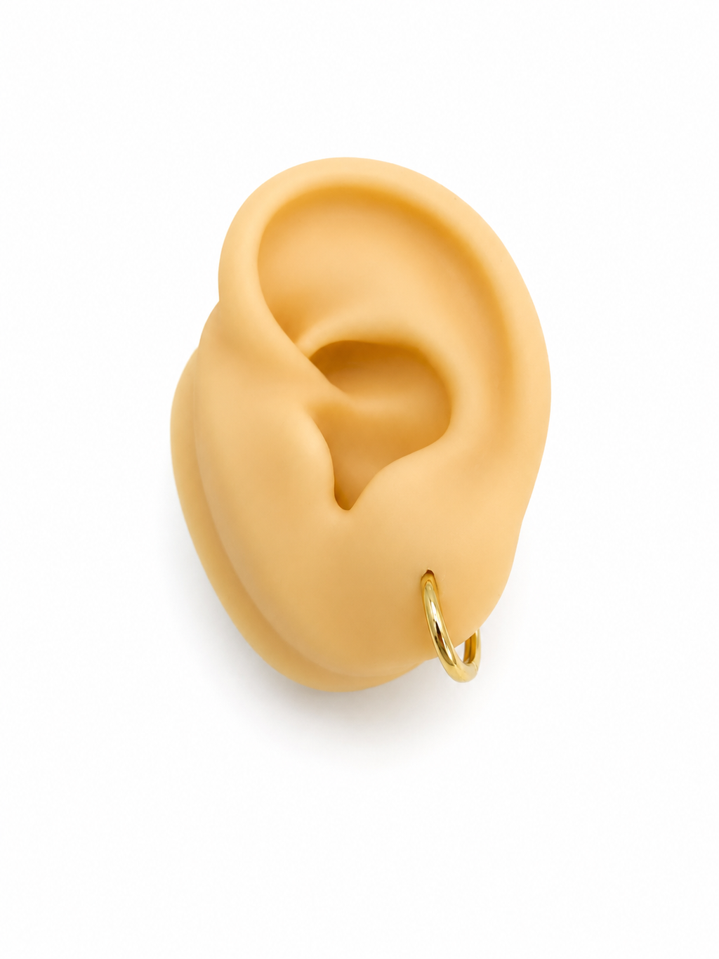 Argollas lisas pequeñas 10k