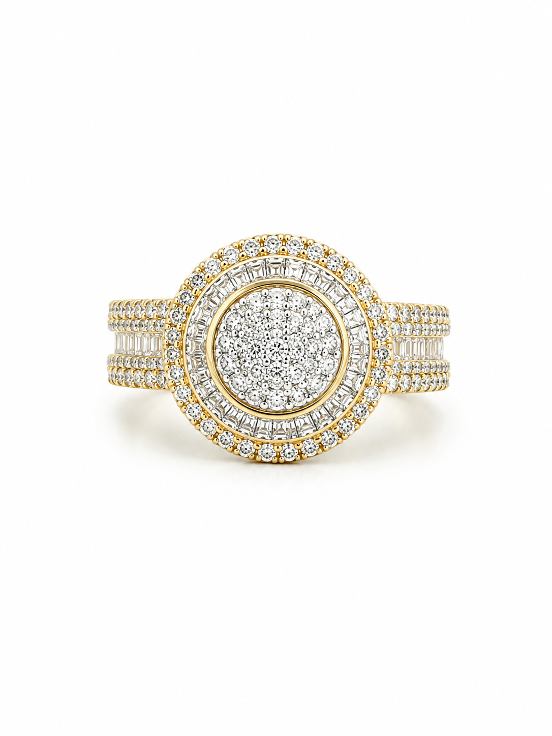 Anillo de Mujer 14k con Diamantes