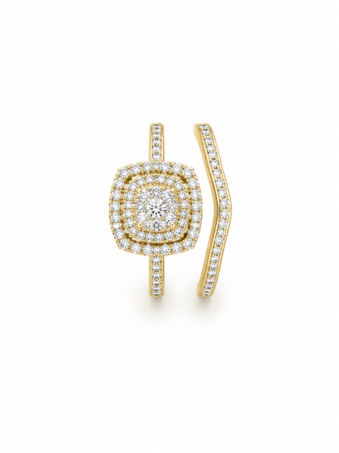 Alianzas de Mujer 14k c Diamante