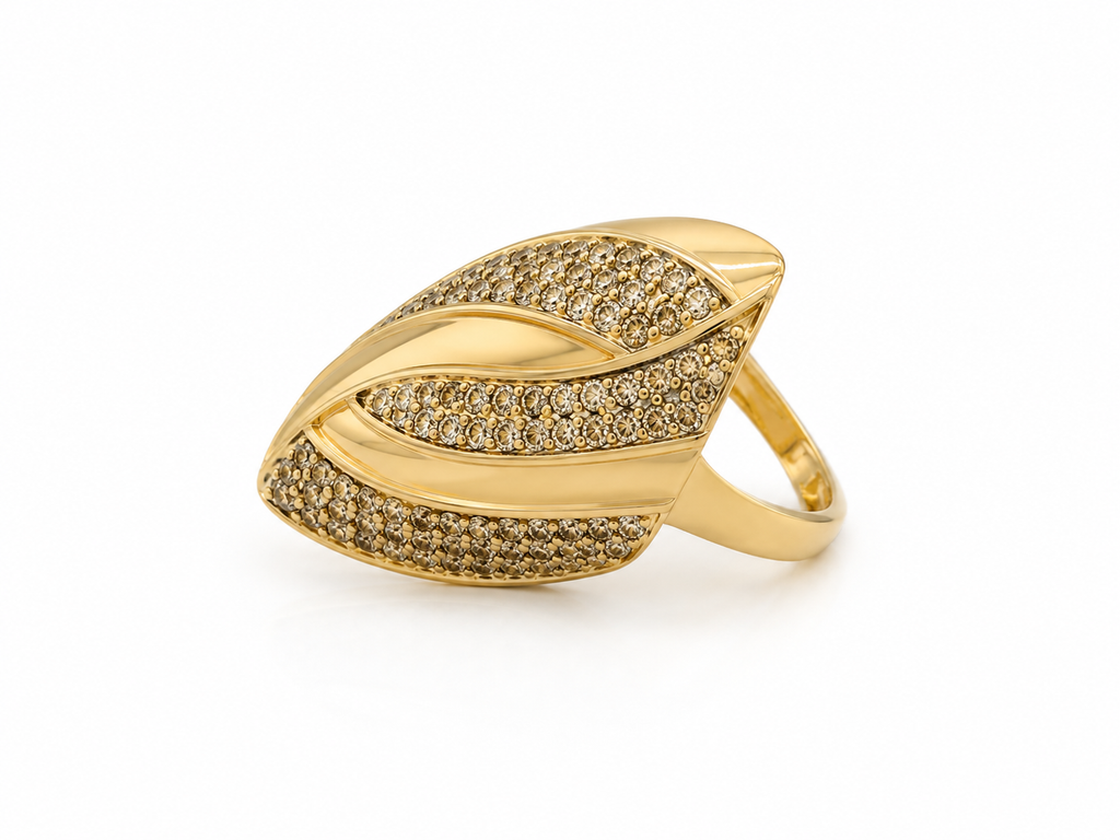 Anillo con Diamantes 14k