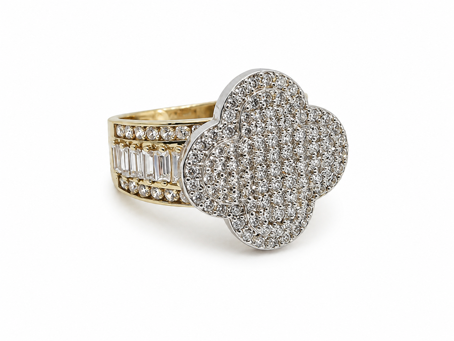 Anillo flor dos Oros 10k