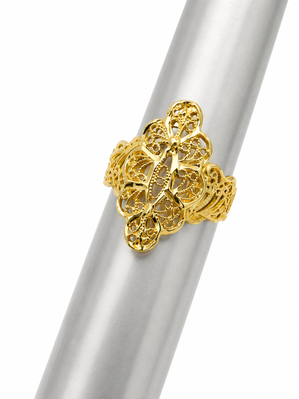 Anillo estilo antiguo 14k