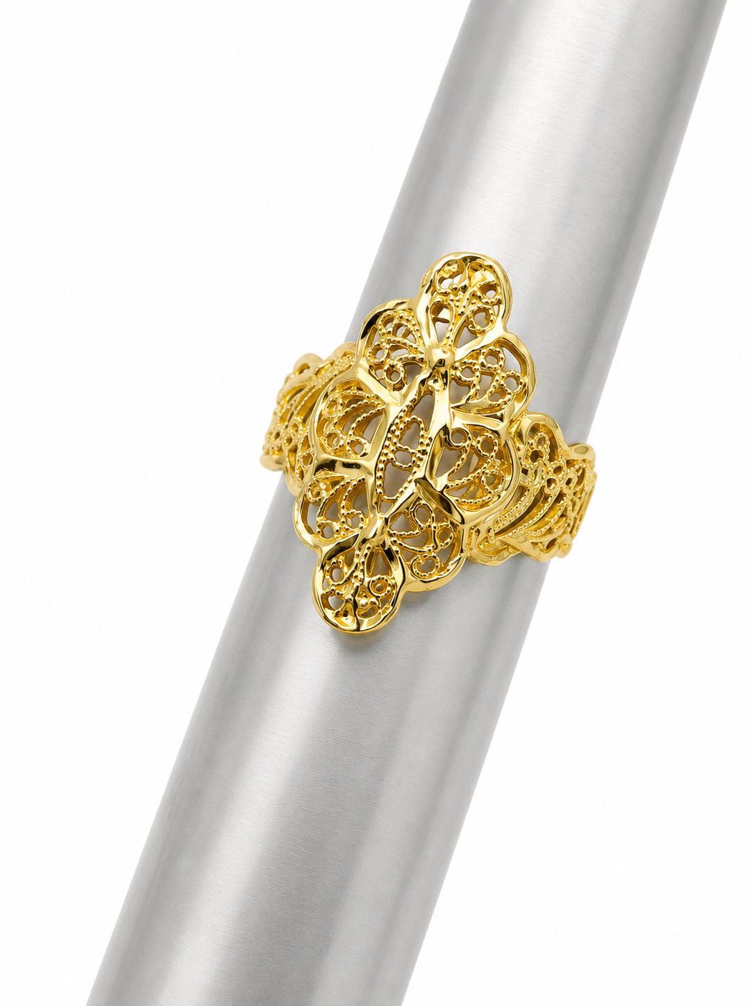 Anillo estilo antiguo 14k