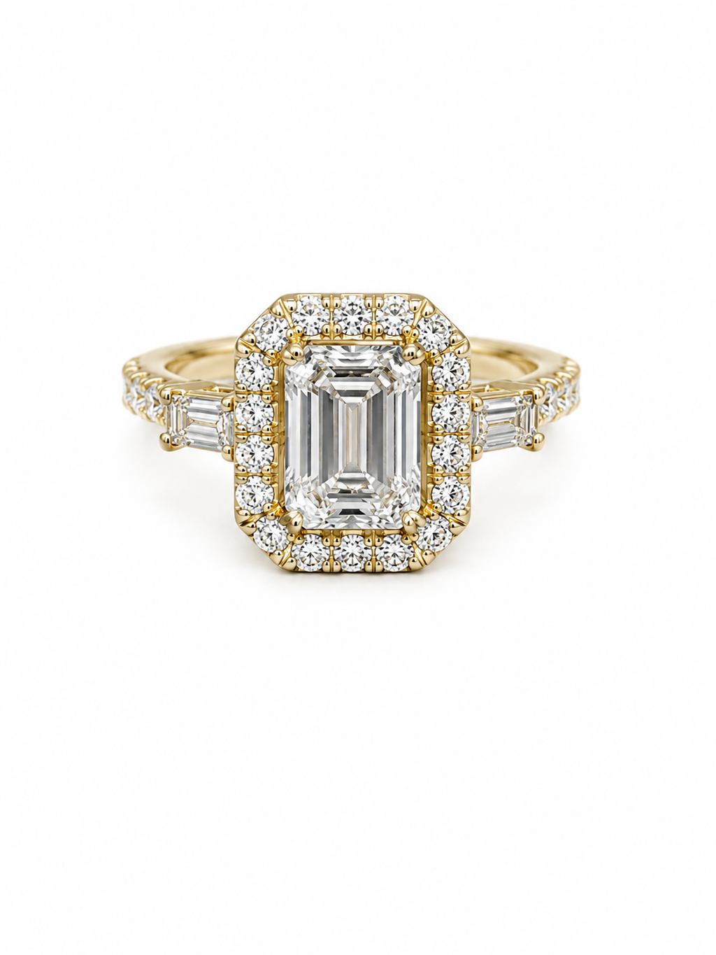Anillo Mujer 14k con Diamante