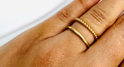 Anillo doble 14k