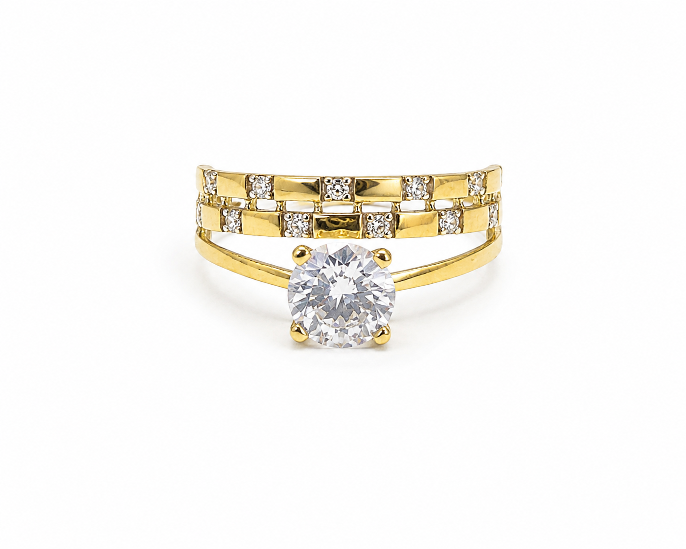 Anillo compromiso 14k
