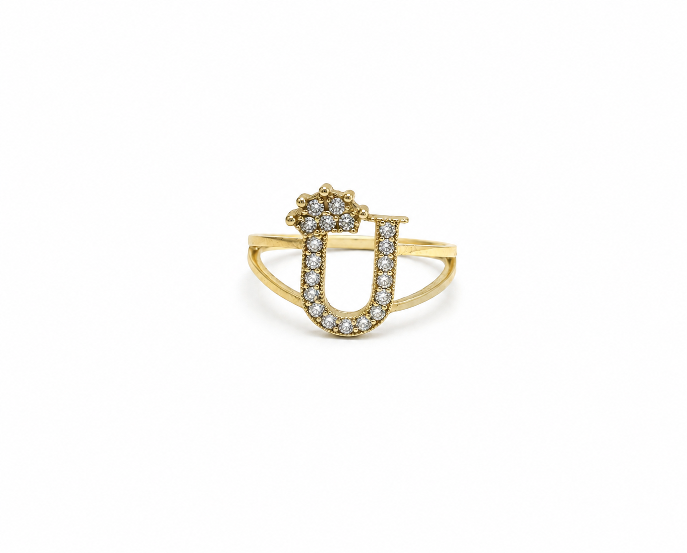 Anillo de inicial 10K - U