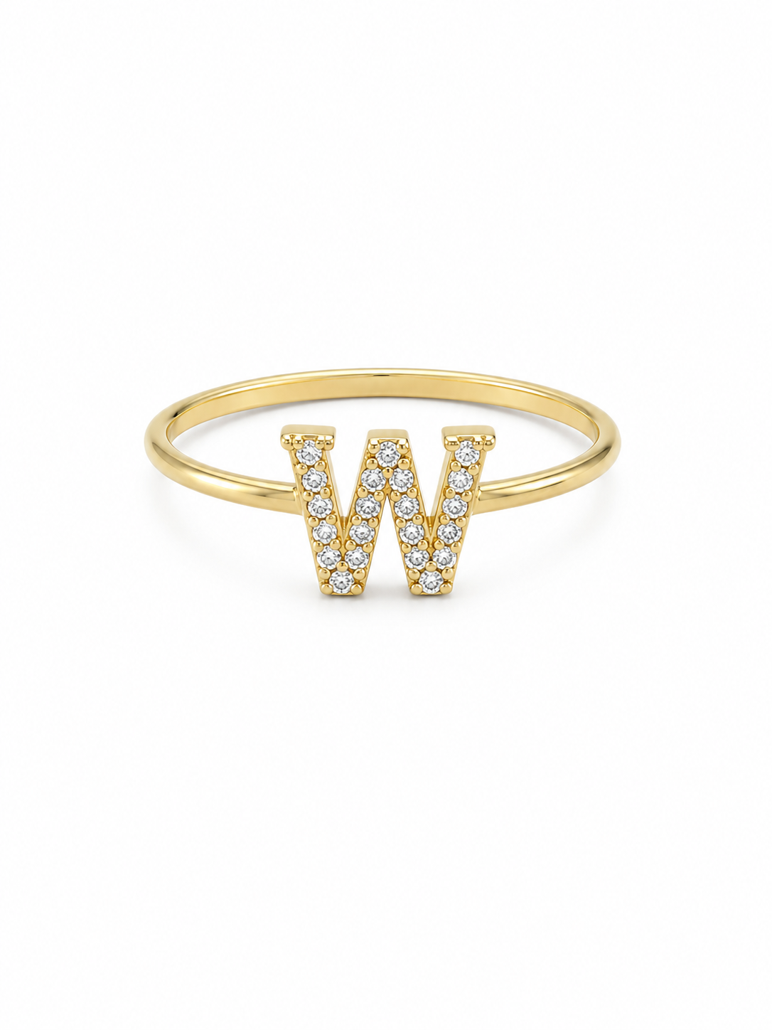Anillo inicial 14K - W