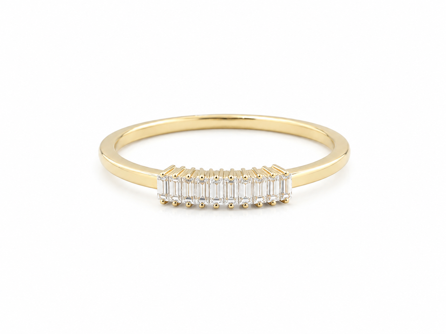 Anillo diamante natural 10k