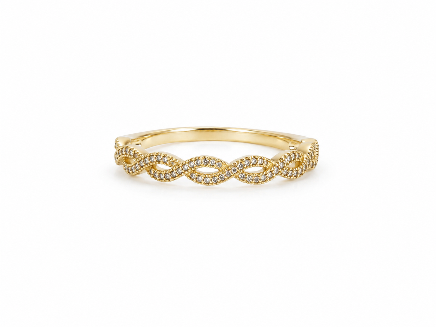 Anillo diamante natural 10k