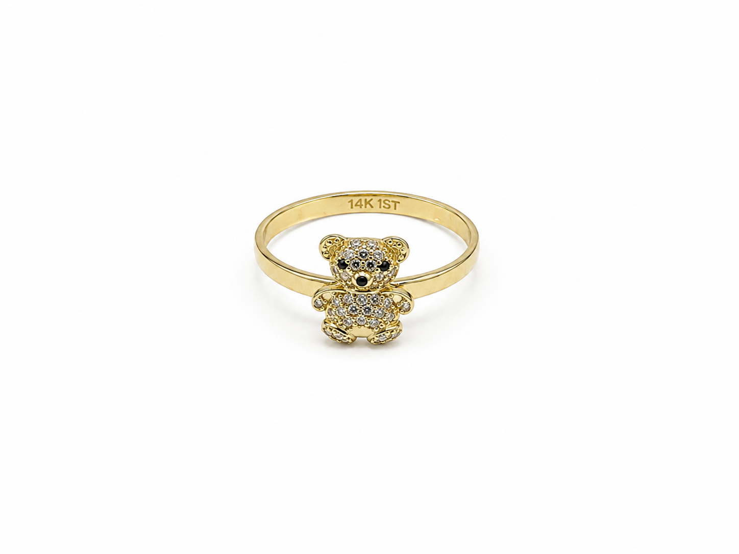 Anillo oso 14k