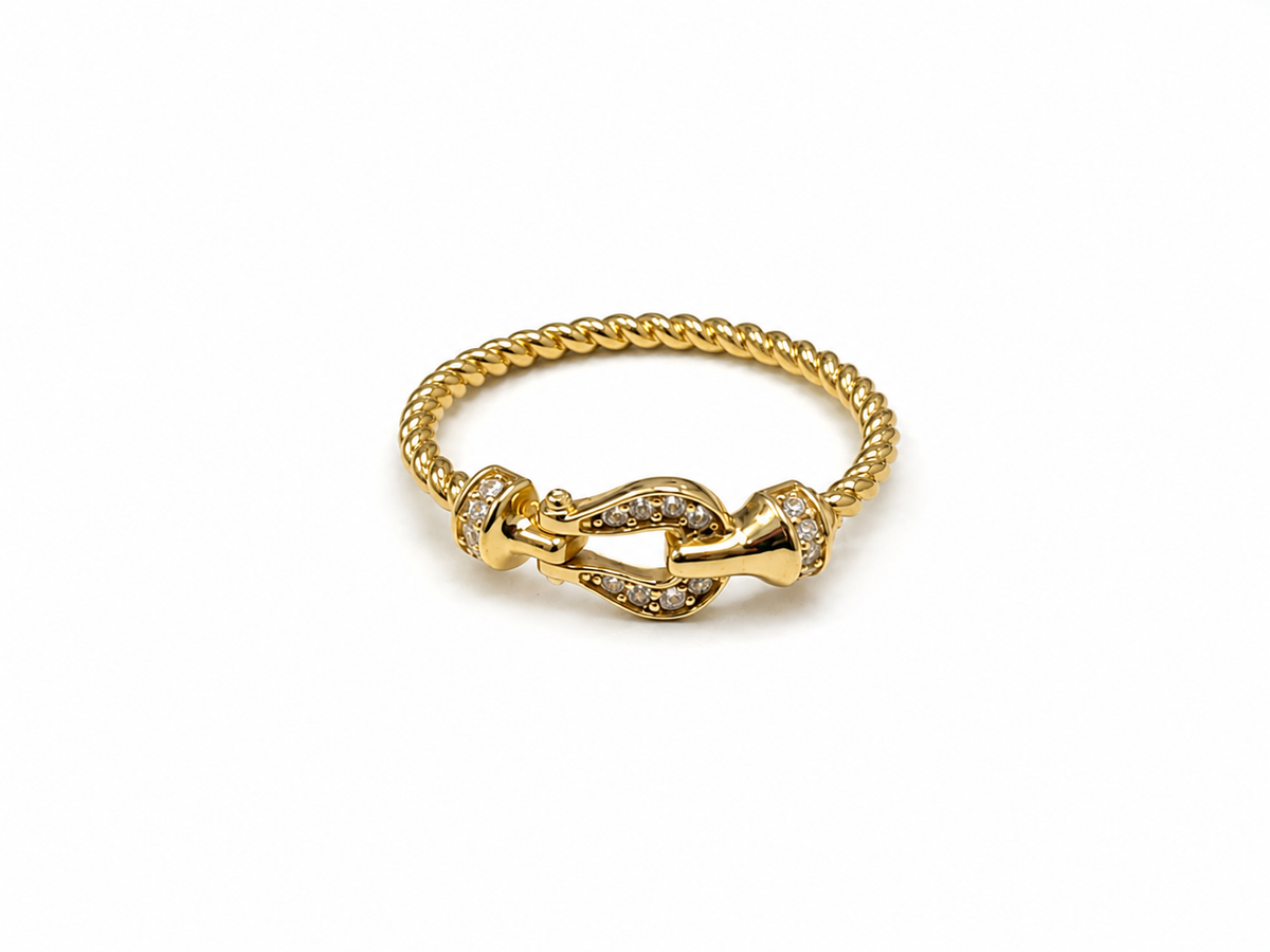 Anillo cinturón 14k