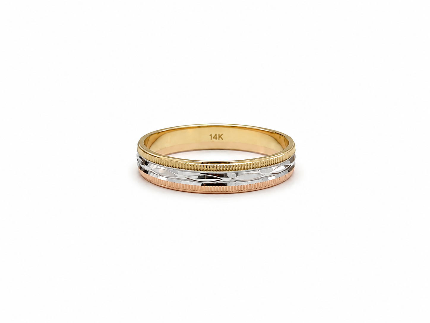 Alianza de matrimonio 14K 3oros