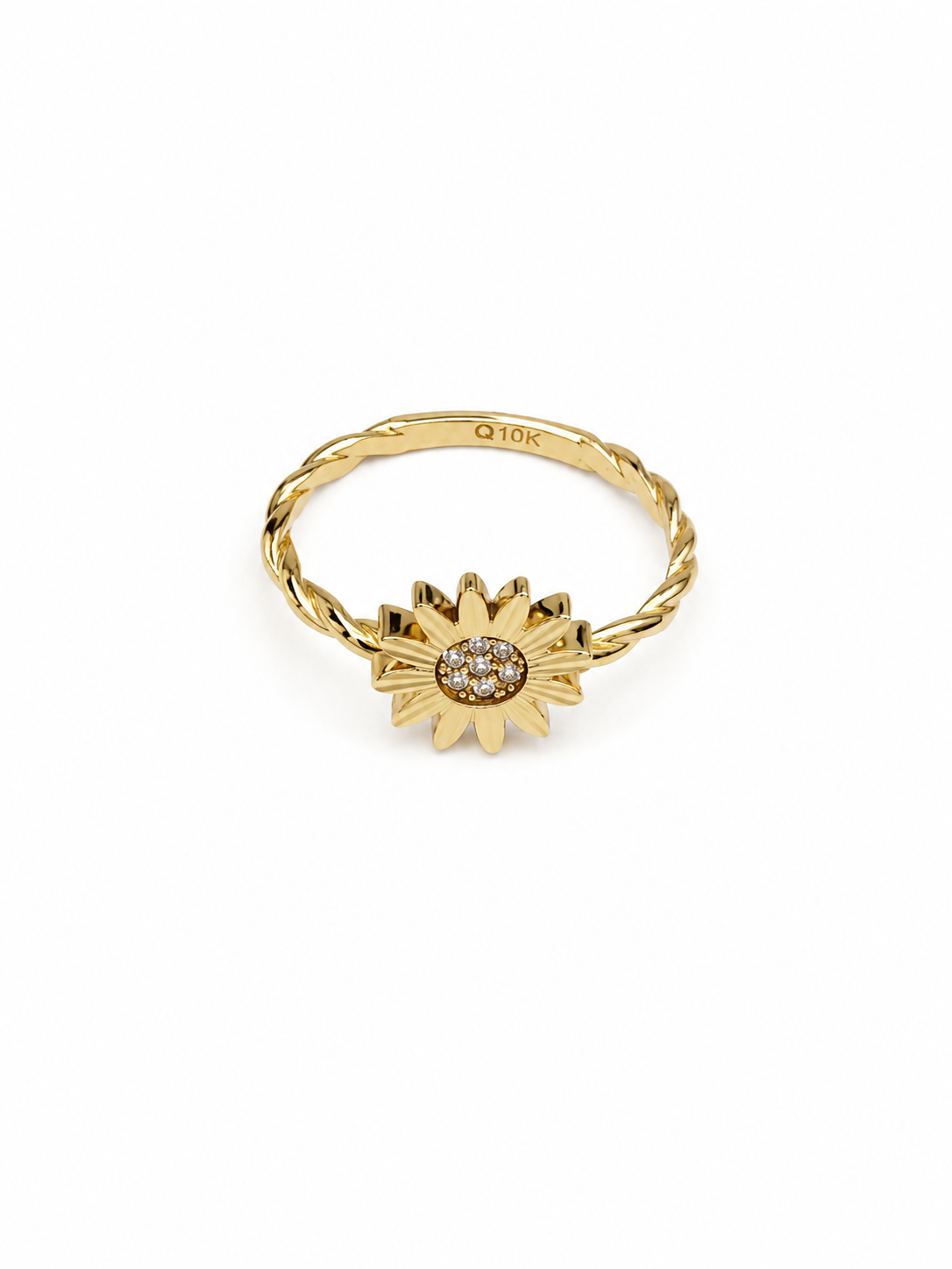 Anillo flor  10k