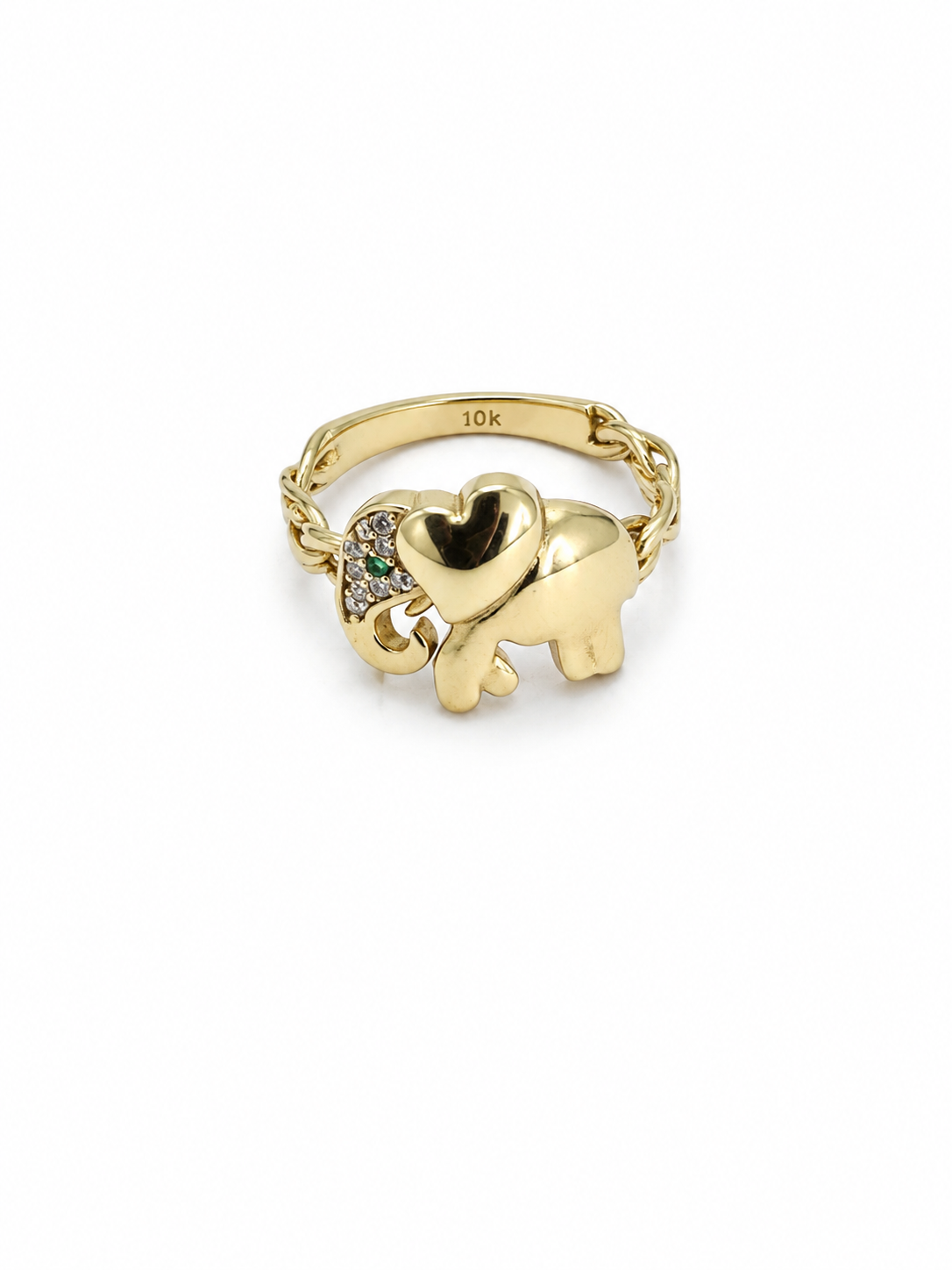 Anillo elefante 10k