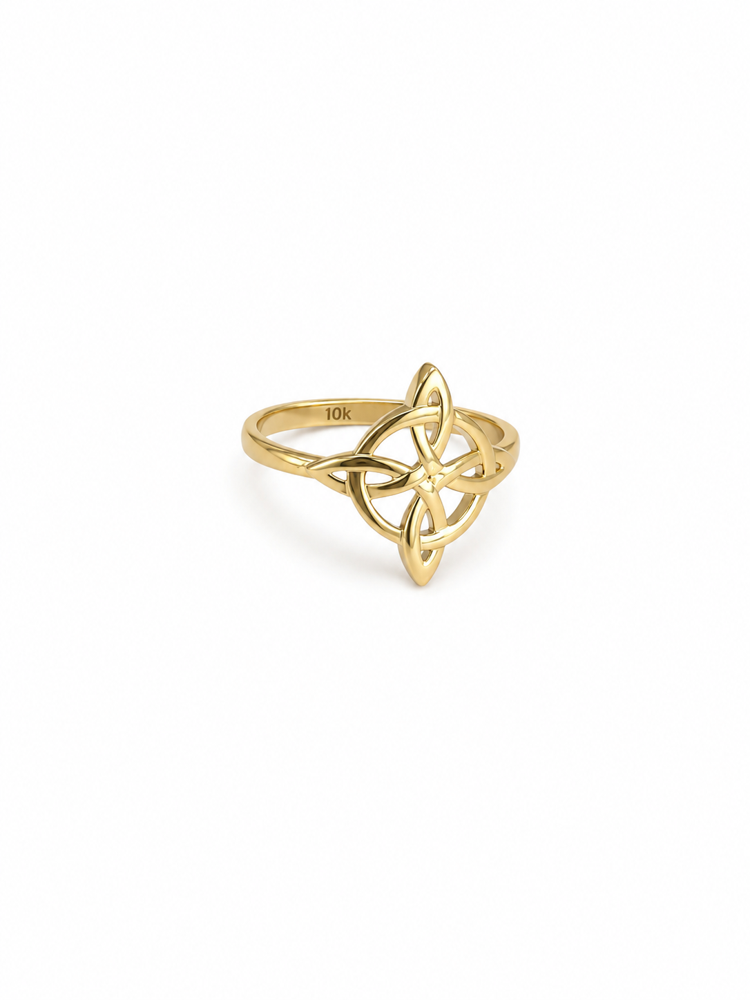 Anillo nudo de bruja 10k