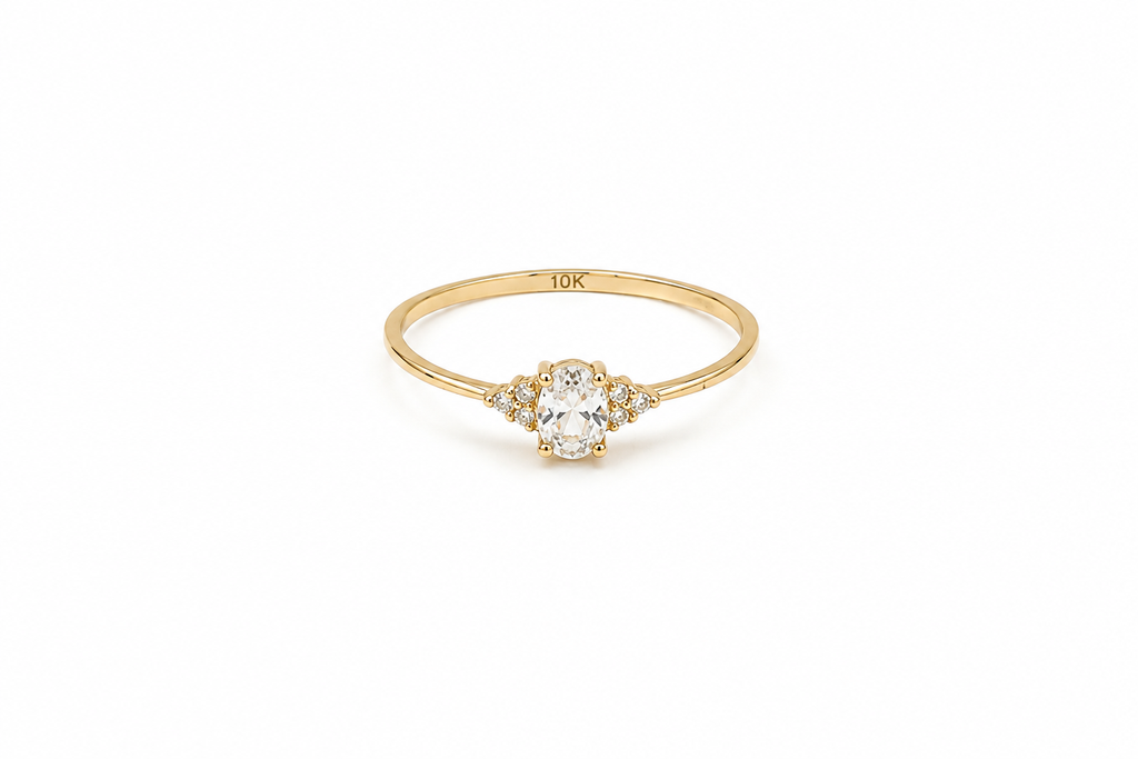 Anillo sencillo 10k
