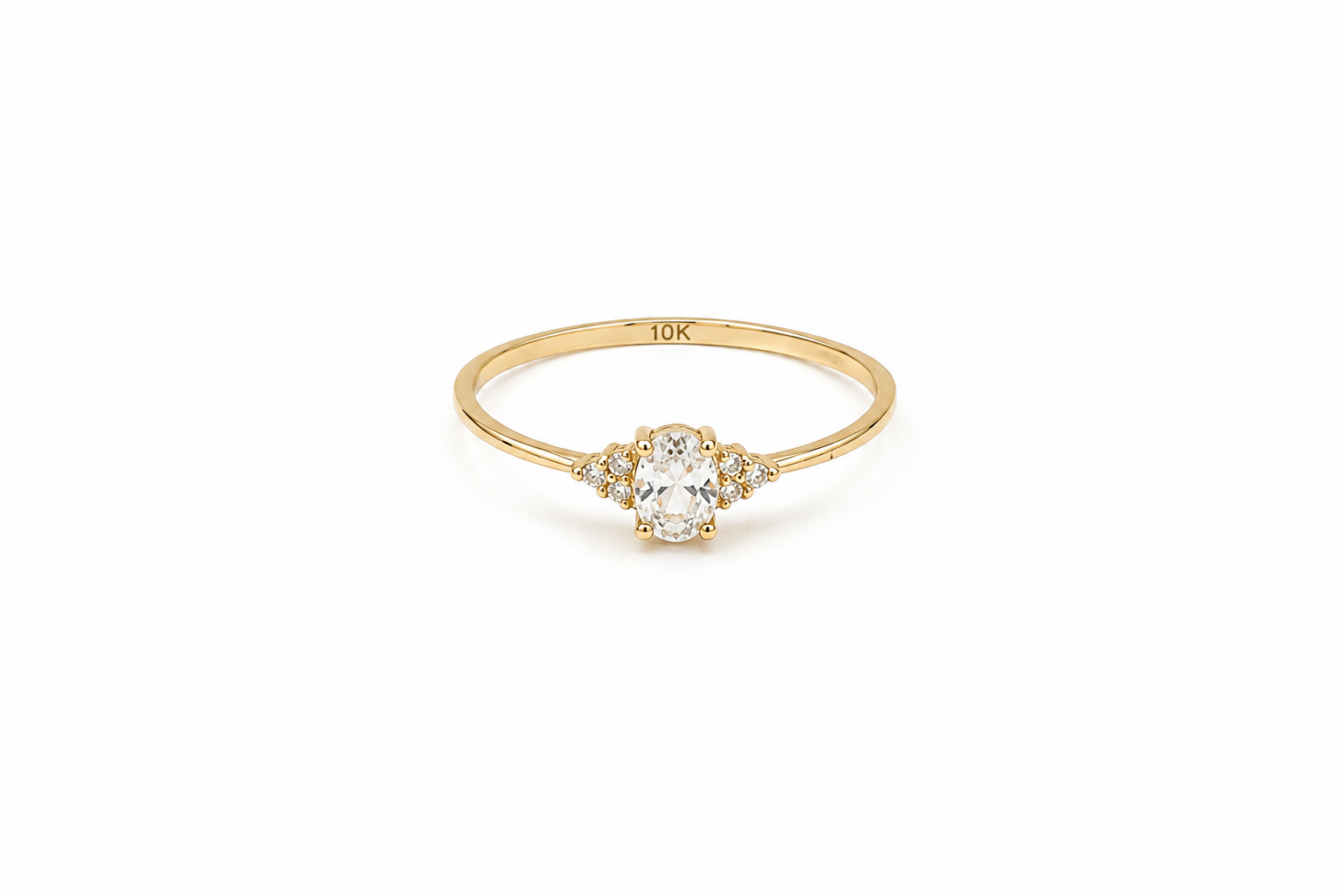 Anillo sencillo 10k