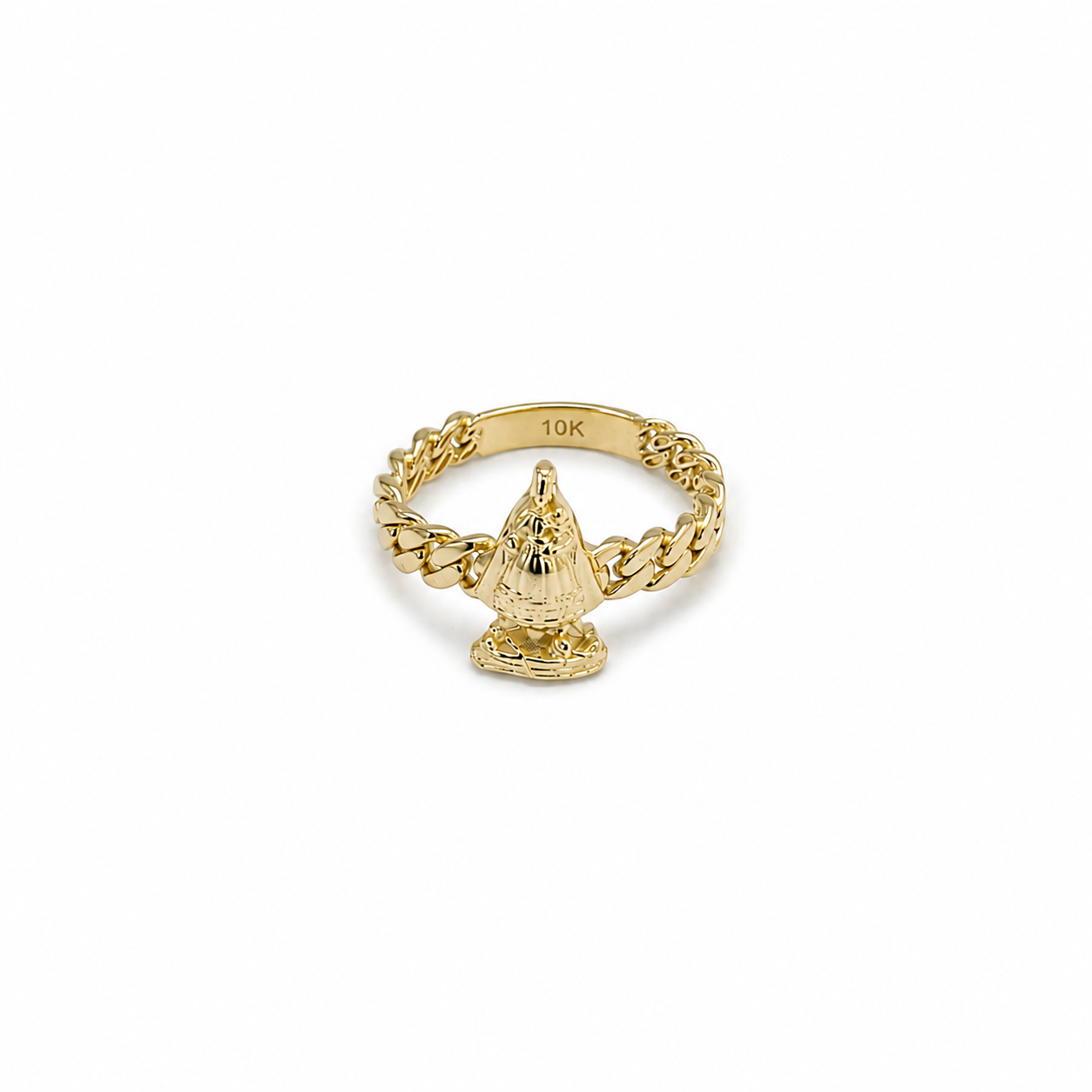 Anillo virgen de la caridad 10k