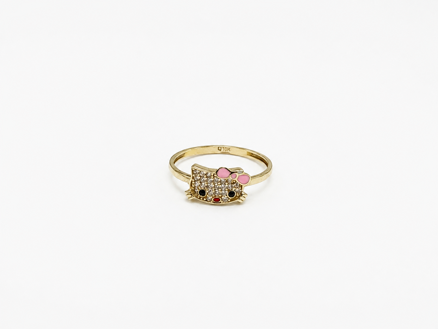 Anillo hello kitty 10k