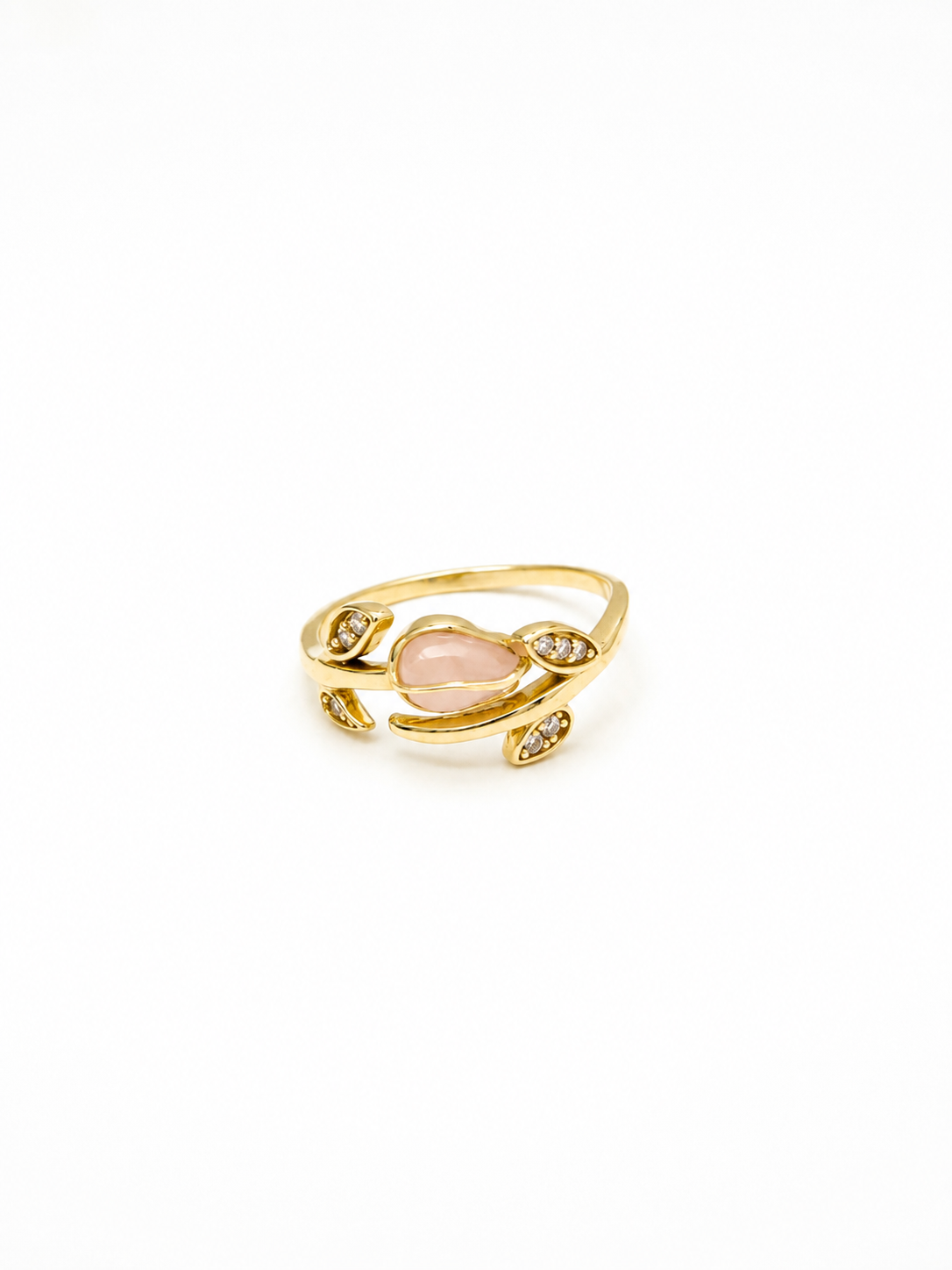 Anillo tulipán 14k