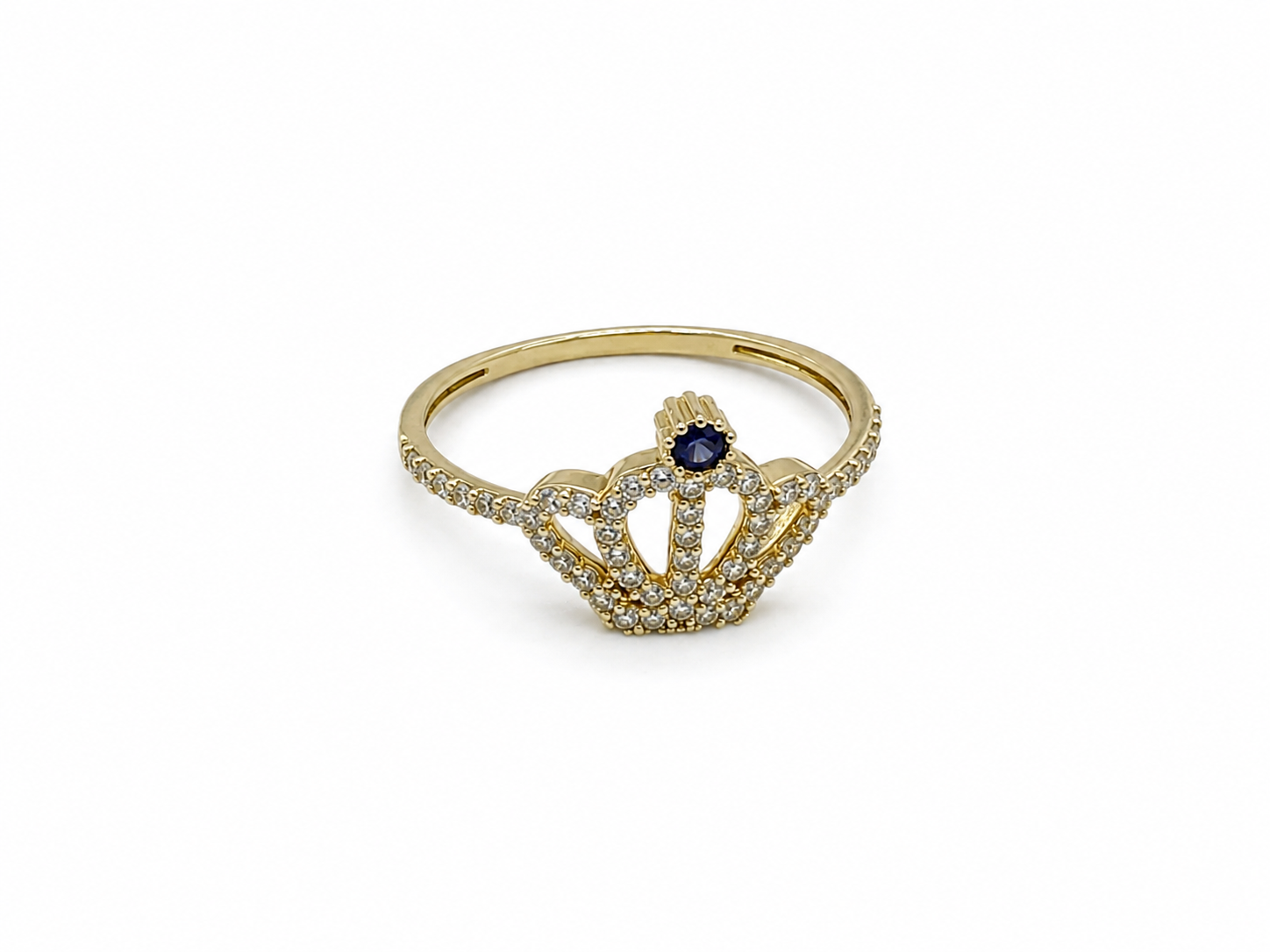 Anillo corona 10k